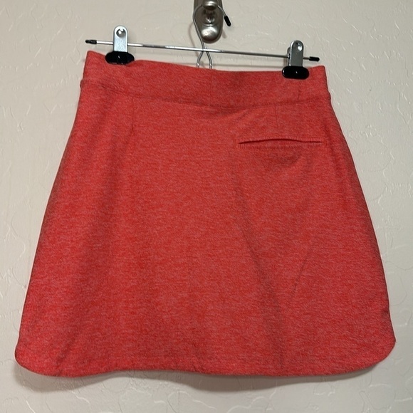 Peter Millar Golf Skort Activewear Pink Poppy Pockets Sun Protection Size XS - Picture 4 of 7